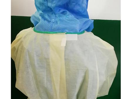 Faixa de velcro para avental cirúrgico